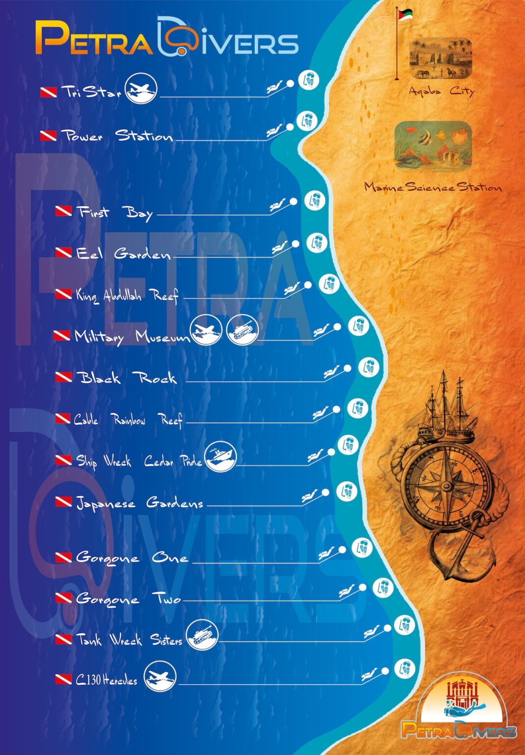 About Aqaba Petra Divers Aqaba